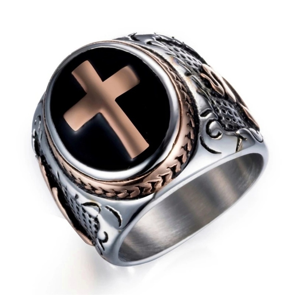 Christian Holy Cross Hand of God Jesus Christ Ring